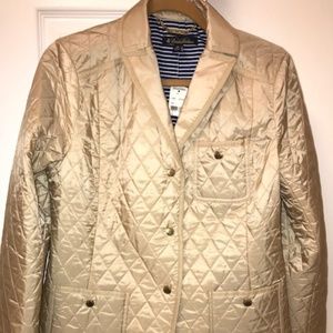 Brooks Brothers Khaki Quilted Jacket Lining